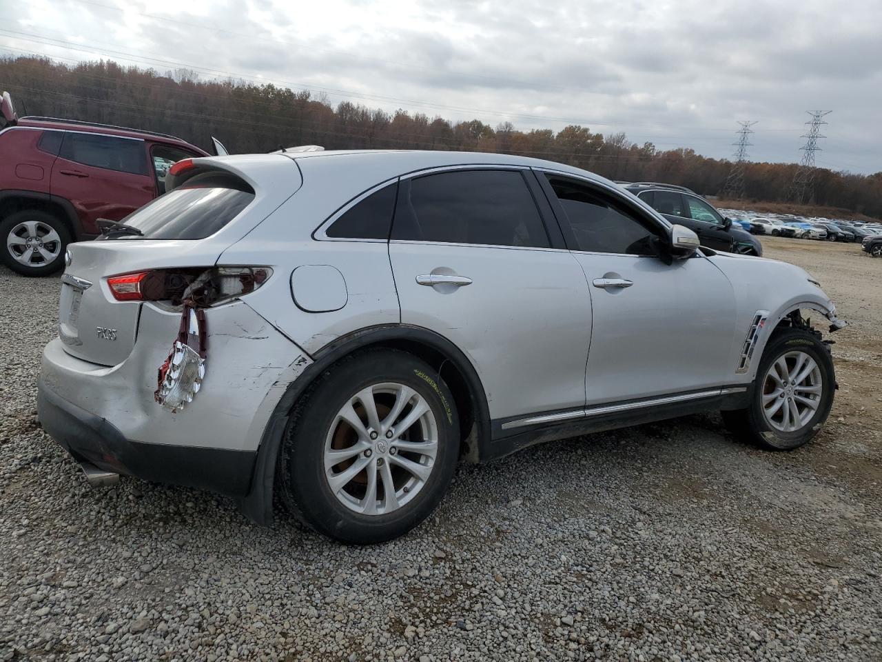 2012 Infiniti FX VIN JN8AS1MU3CM120345 Copart auction photo, all over / front end damage thumbnail 3