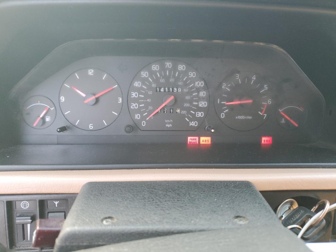 1993 Volvo 940 VIN YV1JS8318P1140782 Copart auction photo, front end damage thumbnail 9