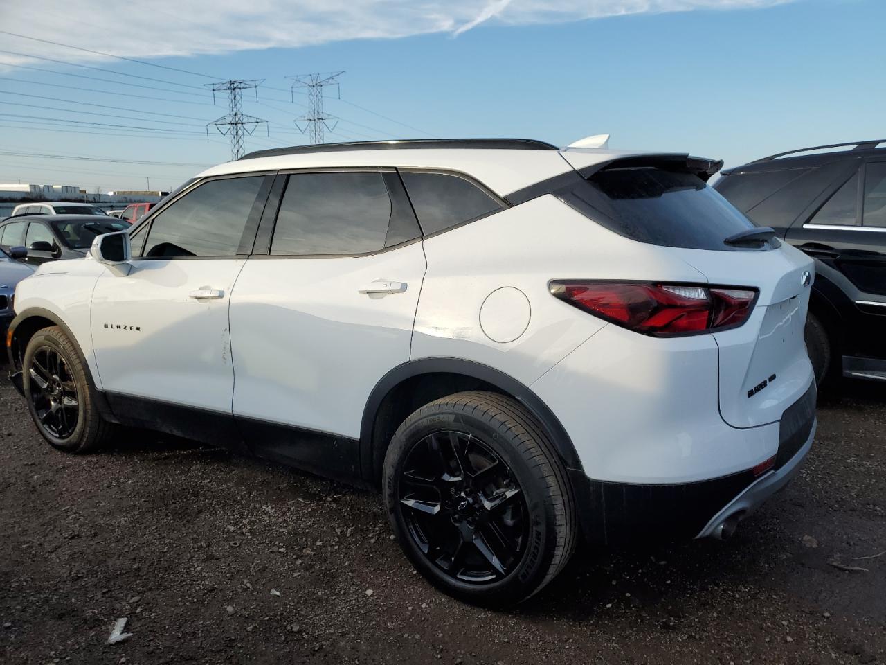 2020 Chevrolet Blazer VIN 3GNKBJRS8LS581054 Copart auction photo, front end / minor dent/scratches damage thumbnail 2