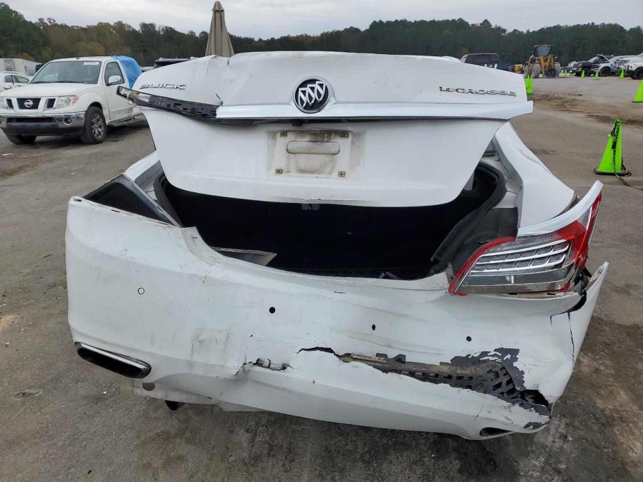 2014 Buick LaCrosse VIN 1G4GB5G31EF101635 Copart auction photo, rear end / side damage thumbnail 6