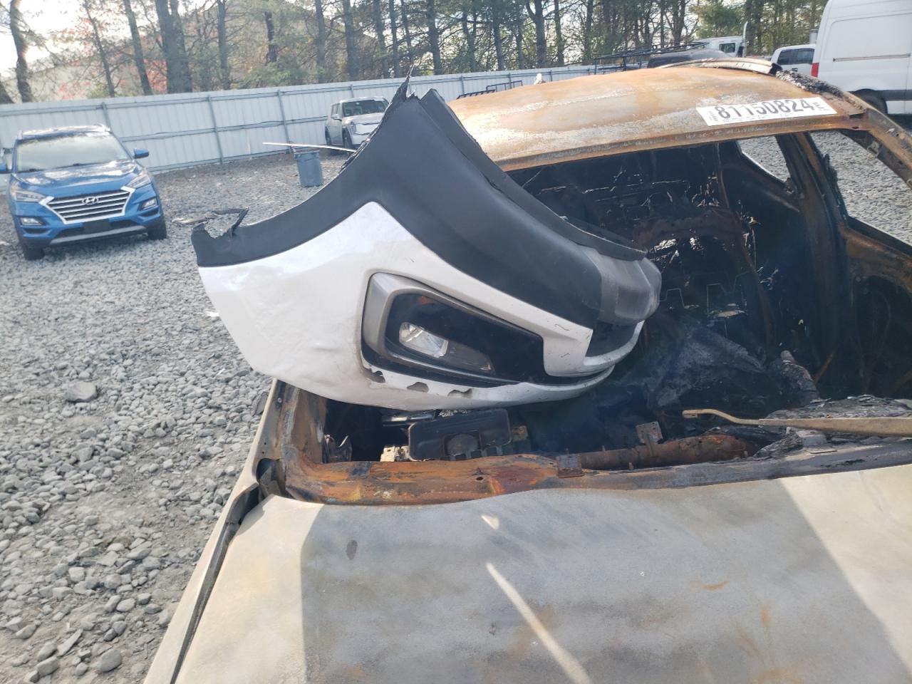 2017 Hyundai Santa Fe VIN 5NMZUDLBXHH020963 Copart auction photo, burn damage thumbnail 14