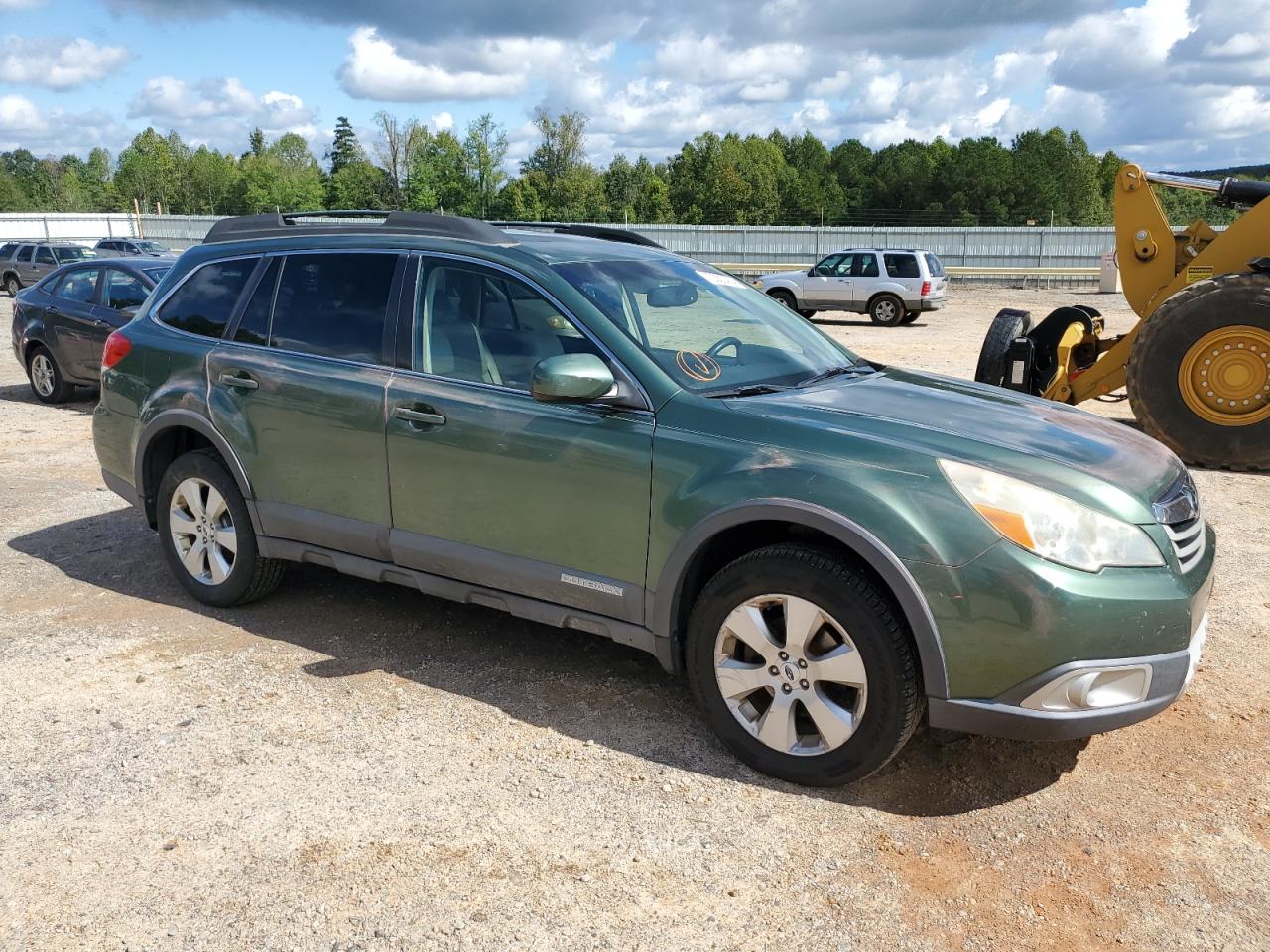 2012 Subaru Outback VIN 4S4BRBKCXC3296919 Copart auction photo, rear end / side damage thumbnail 4
