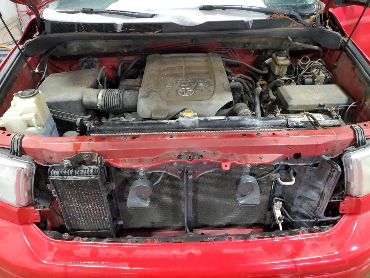 2008 Toyota Tundra VIN 5TBBV58108S509611 Copart auction photo, front end damage thumbnail 11