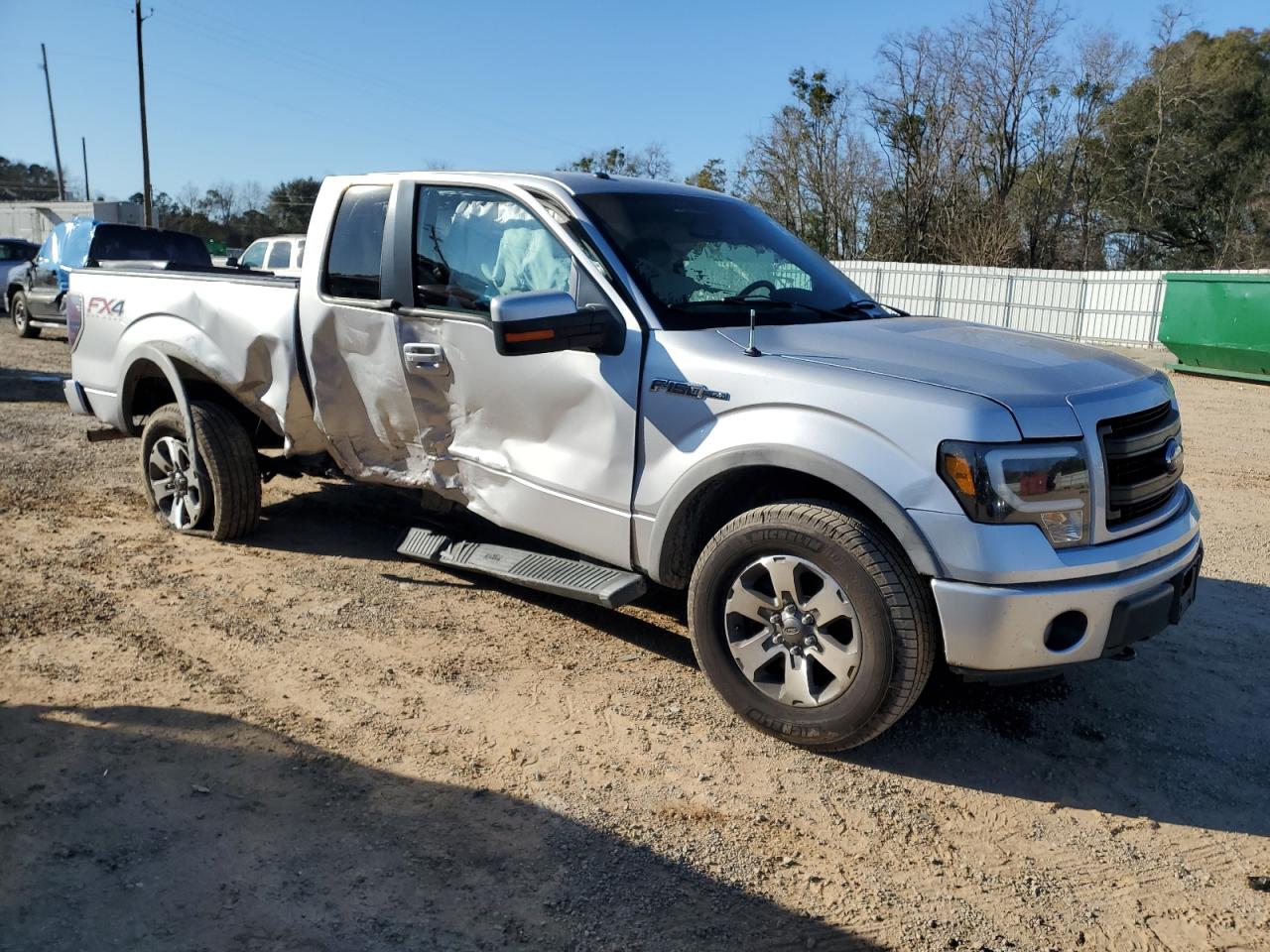 2014 Ford F-150 VIN 1FTFX1EFXEKF70012 Copart auction photo, side damage thumbnail 4