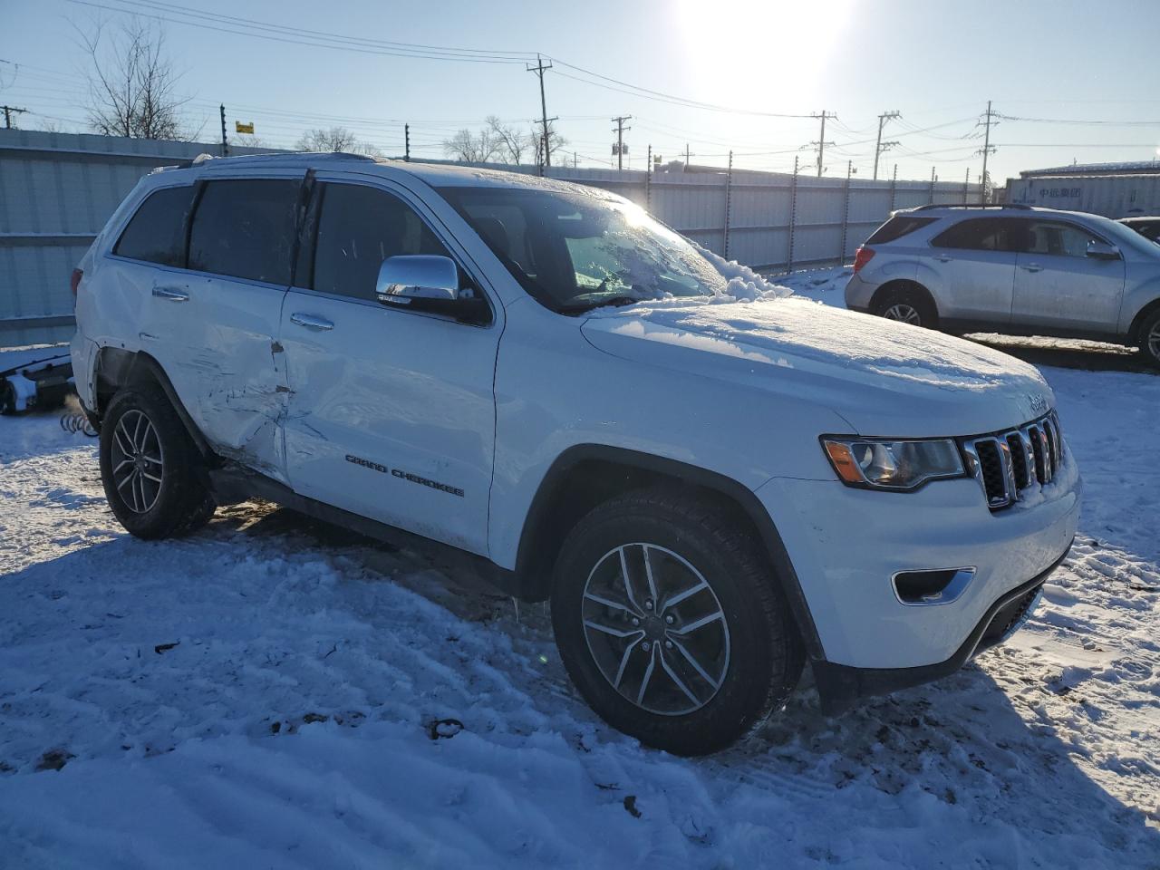 2021 Jeep Grand Cherokee VIN 1C4RJFBG4MC550131 Copart auction photo, side / rear end damage thumbnail 4