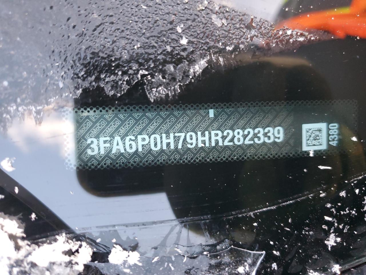 2017 Ford Fusion VIN 3FA6P0H79HR282339 Copart auction photo, front end / side damage thumbnail 12