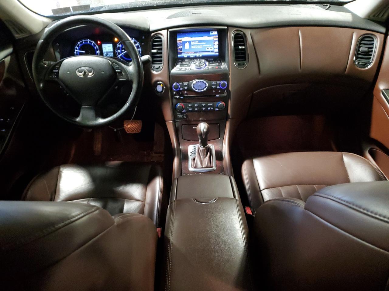 2012 Infiniti EX VIN JN1AJ0HR2CM452987 Copart auction photo, front end damage thumbnail 8