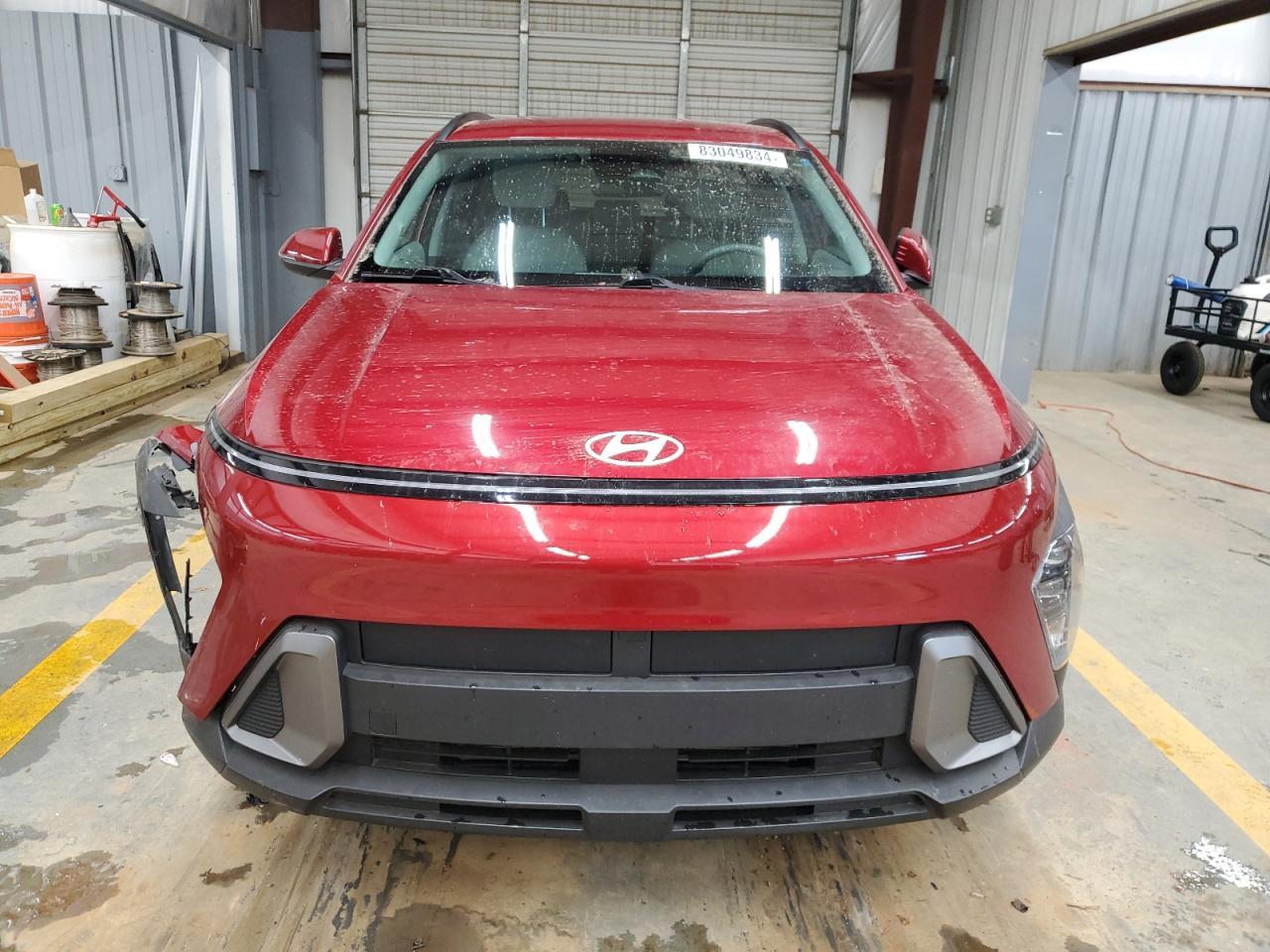 2024 Hyundai Kona VIN KM8HB3AB0RU059842 Copart auction photo, front end / undercarriage damage thumbnail 5