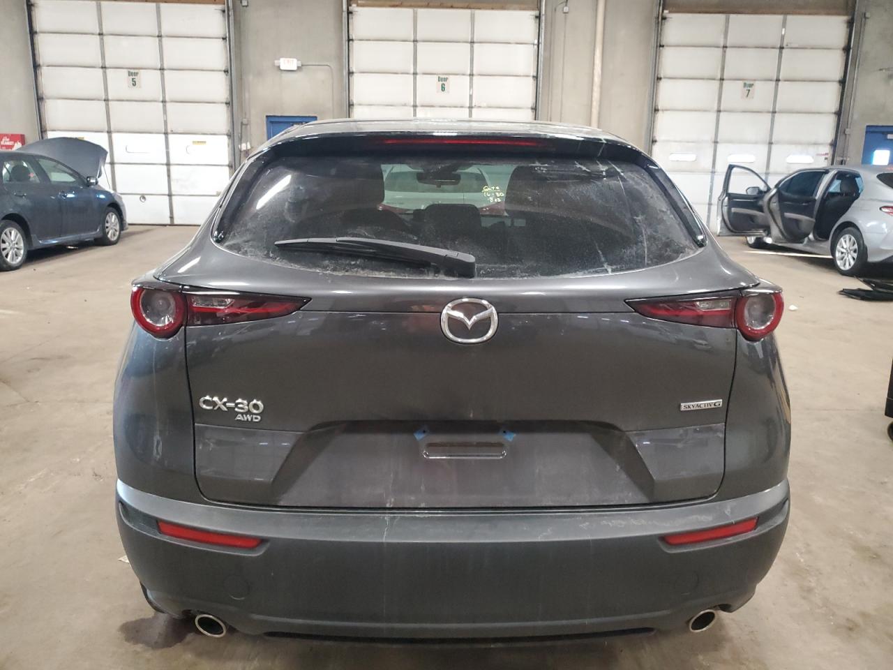 2021 Mazda CX-30 VIN 3MVDMBBL9MM254302 Copart auction photo, hail damage thumbnail 6