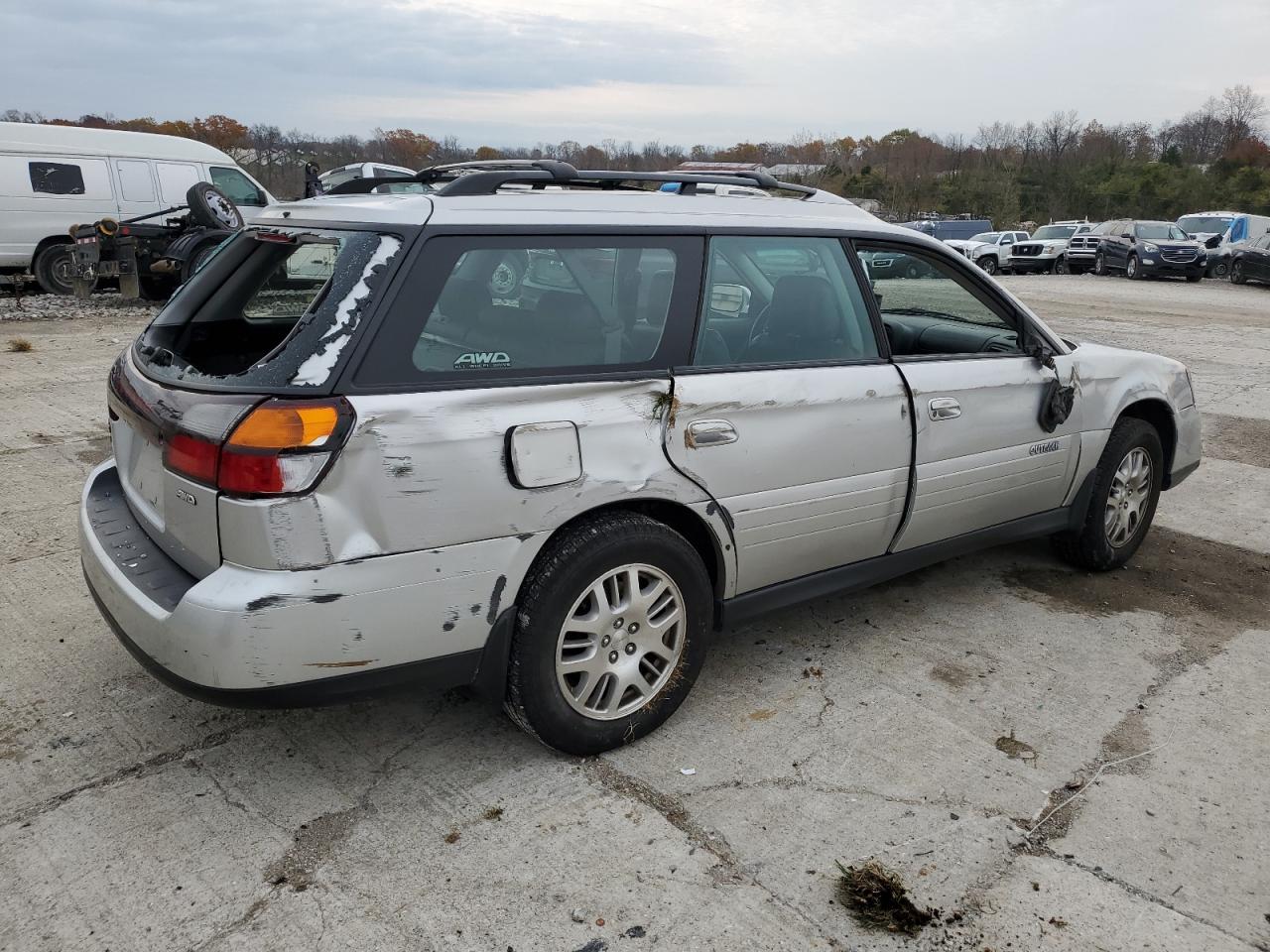 2004 Subaru Legacy VIN 4S3BH686147626635 Copart auction photo, rollover / side damage thumbnail 3