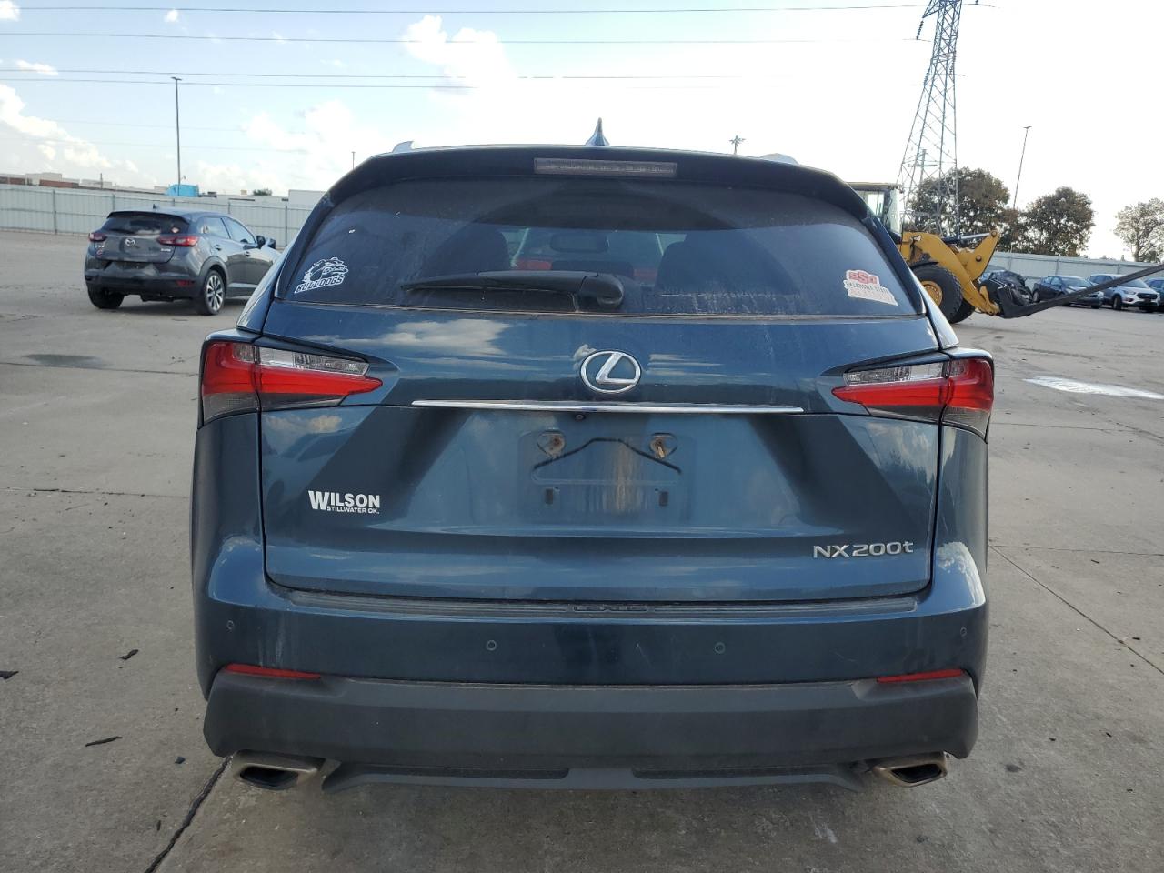 2015 Lexus NX VIN JTJYARBZ7F2017534 Copart auction photo, front end / side damage thumbnail 6