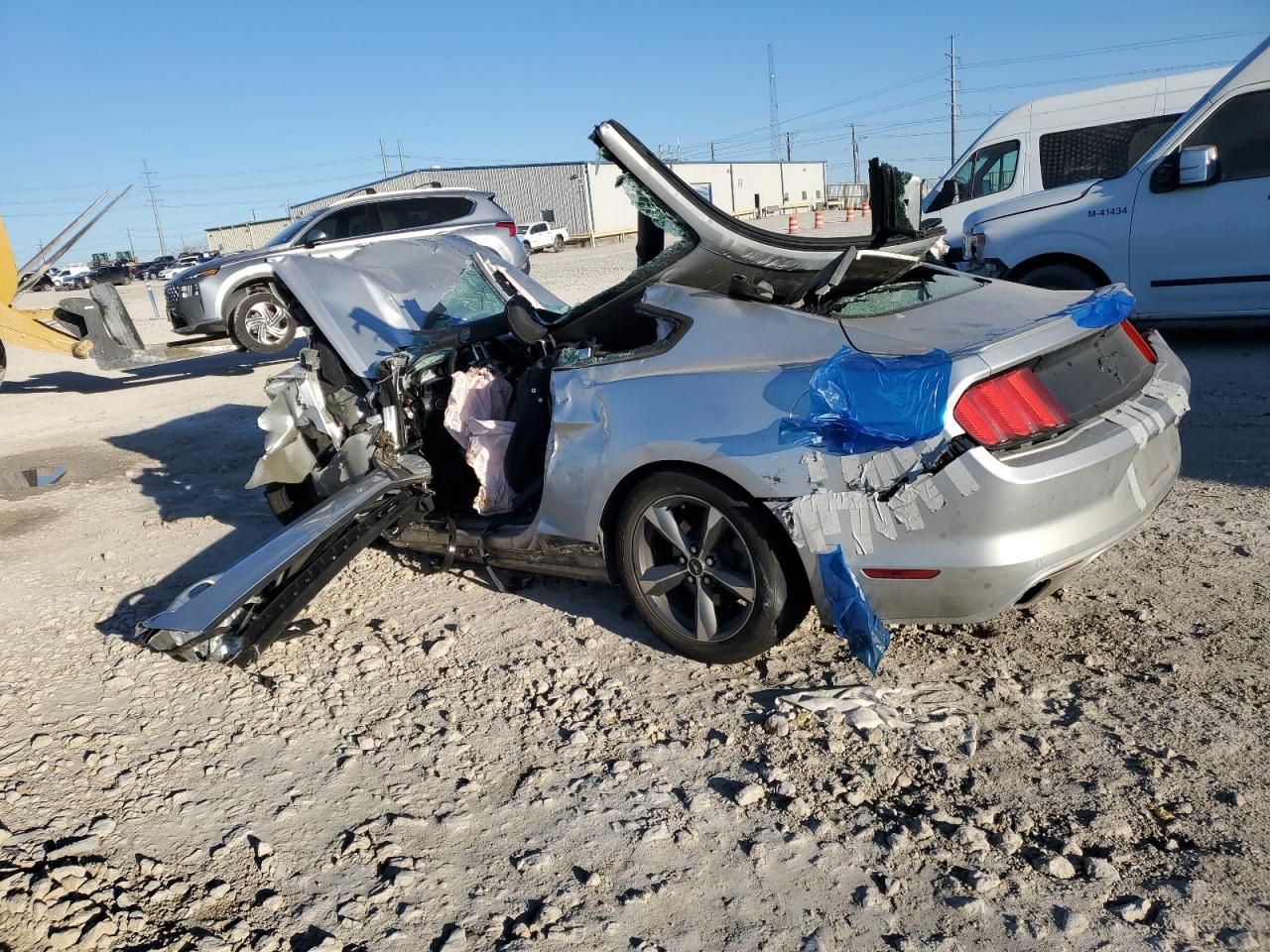 2015 Ford Mustang VIN 1FA6P8AM9F5329707 Copart auction photo, all over / side damage thumbnail 2