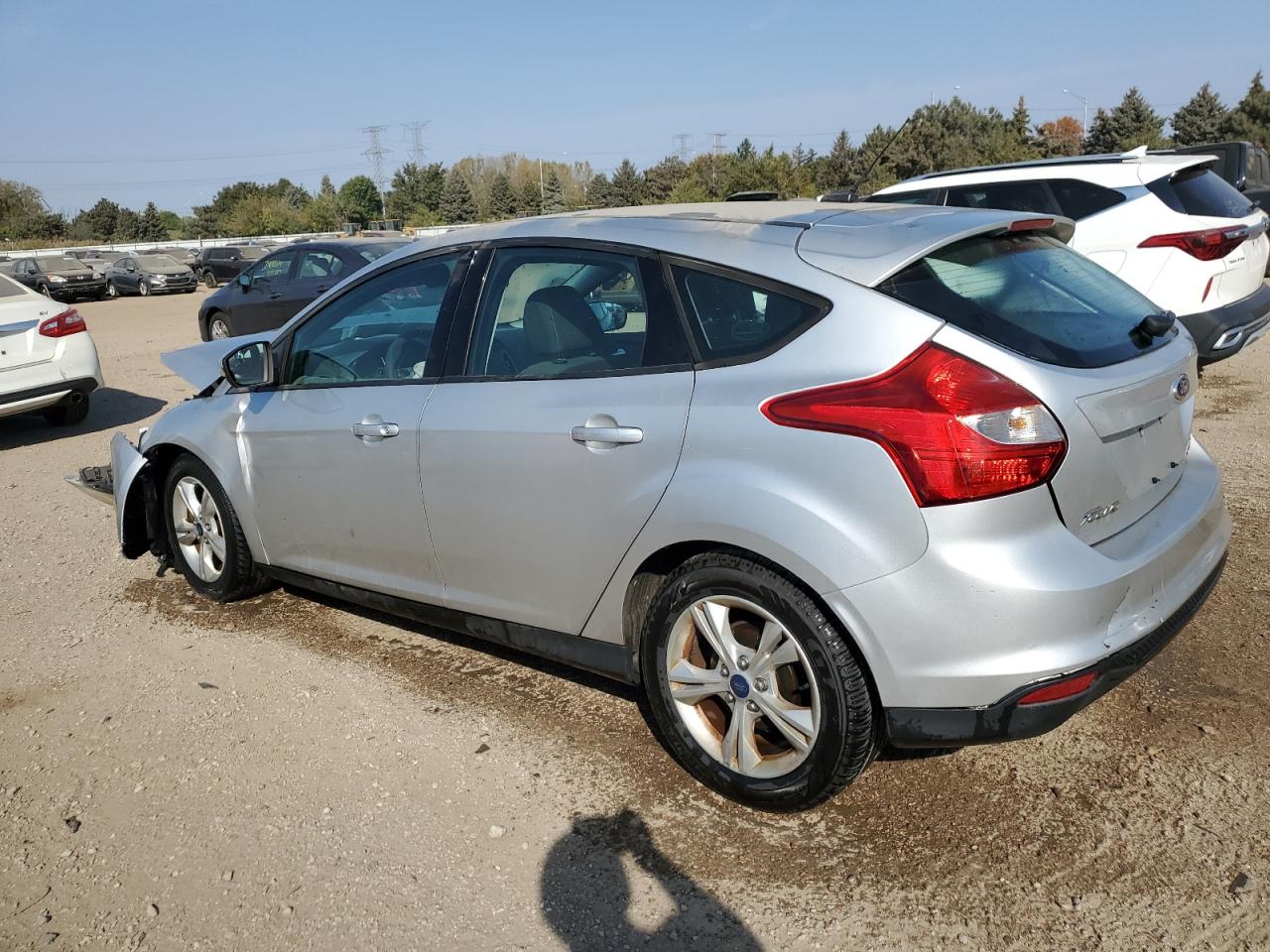 2014 Ford Focus VIN 1FADP3K28EL379371 Copart auction photo, front end damage thumbnail 2