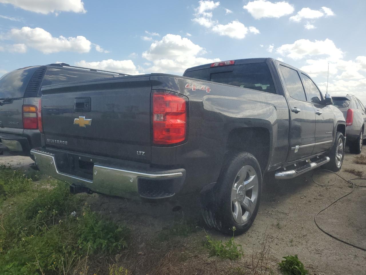 2014 Chevrolet Silverado VIN 3GCUKSEC4EG393756 Copart auction photo, water/flood damage thumbnail 3