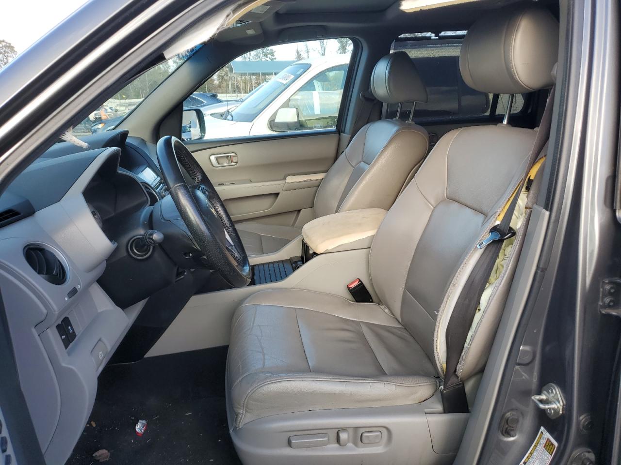 2012 Honda Pilot VIN 5FNYF3H9XCB029047 Copart auction photo, side damage thumbnail 7