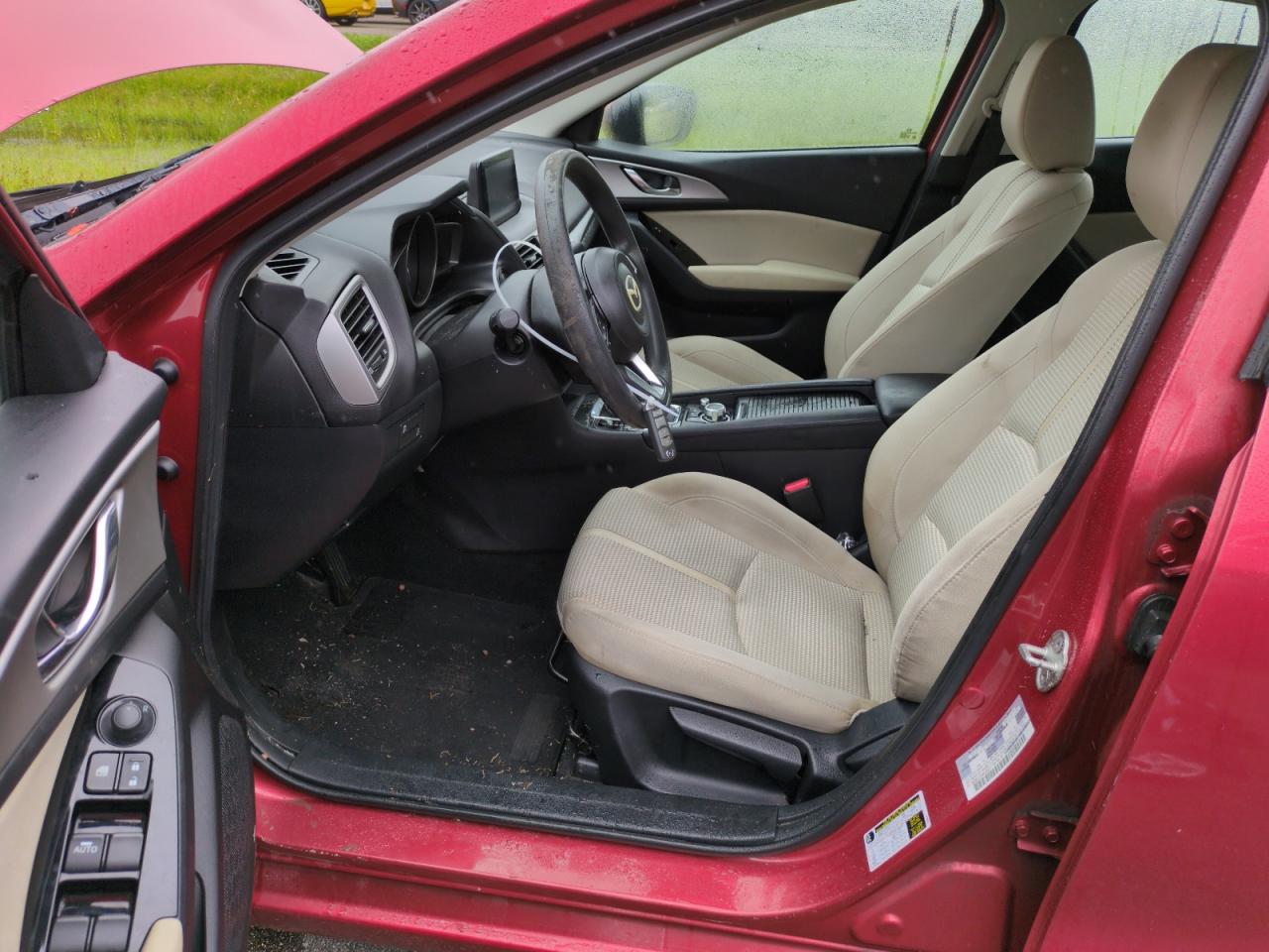 2017 Mazda 3 VIN 3MZBN1U72HM124817 Copart auction photo, water/flood damage thumbnail 7