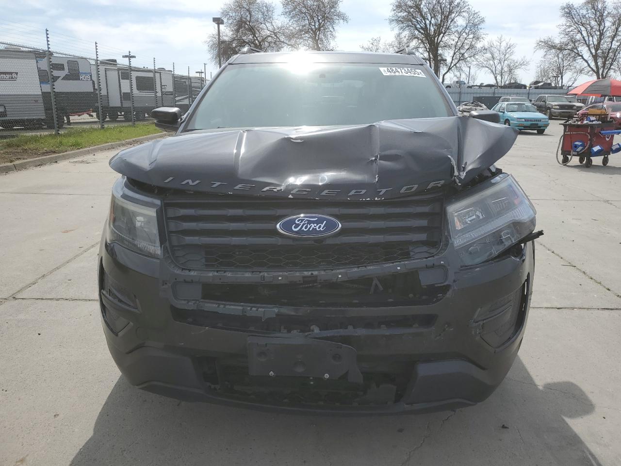 2017 Ford Explorer VIN 1FM5K8AT2HGD07384 Copart auction photo, front end damage thumbnail 5