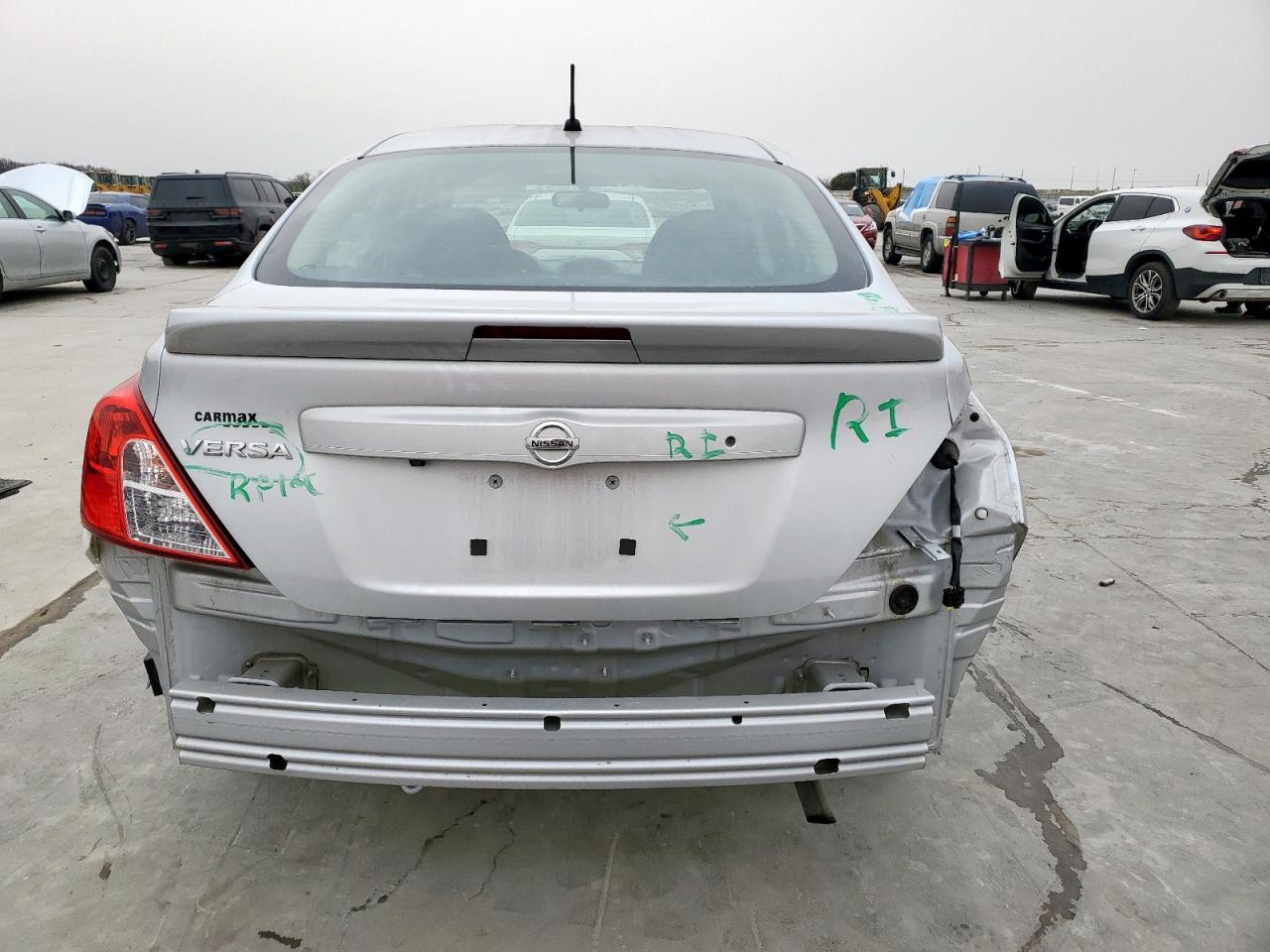 2019 Nissan Versa VIN 3N1CN7AP6KL810292 Copart auction photo, rear end damage thumbnail 6