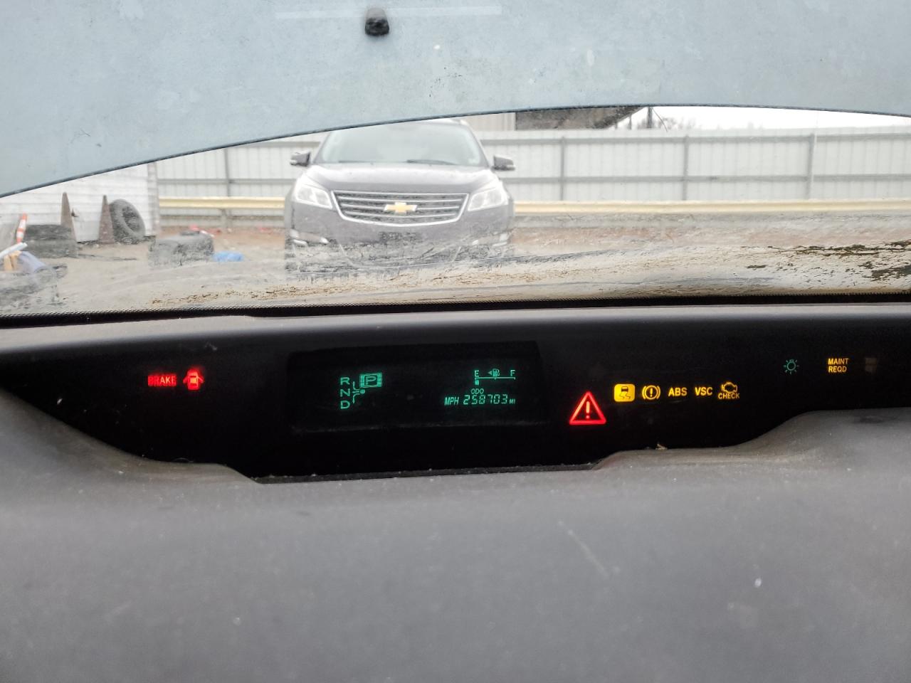 2008 Toyota Prius VIN JTDKB20U187723246 Copart auction photo, top/roof / all over damage thumbnail 9
