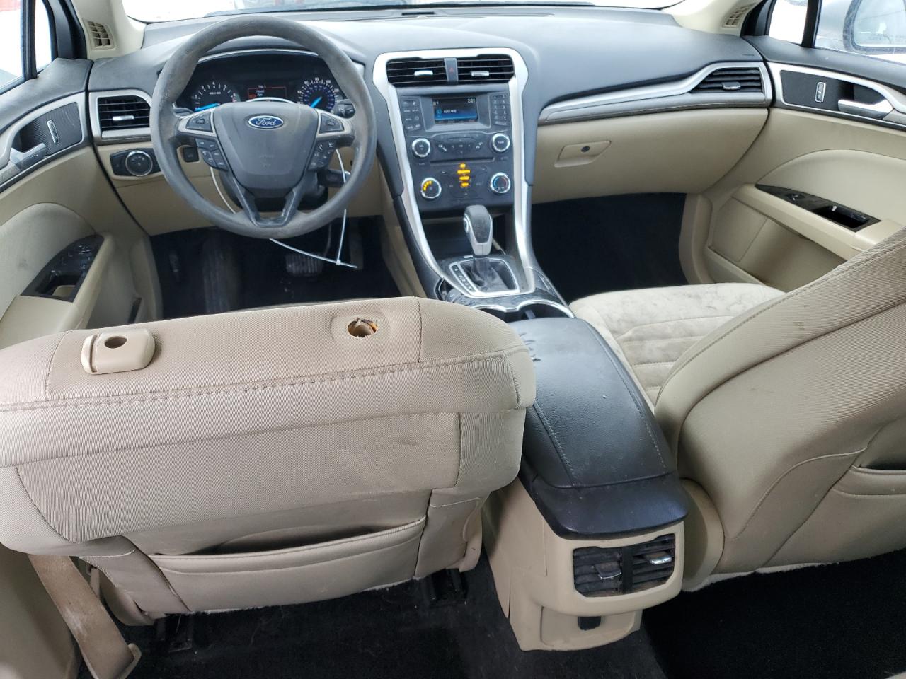 2015 Ford Fusion VIN 1FA6P0H79F5116175 Copart auction photo, front end / side damage thumbnail 8