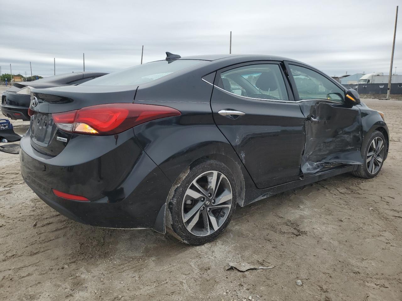 2016 Hyundai Elantra VIN KMHDH4AE9GU561484 Copart auction photo, side / minor dent/scratches damage thumbnail 3