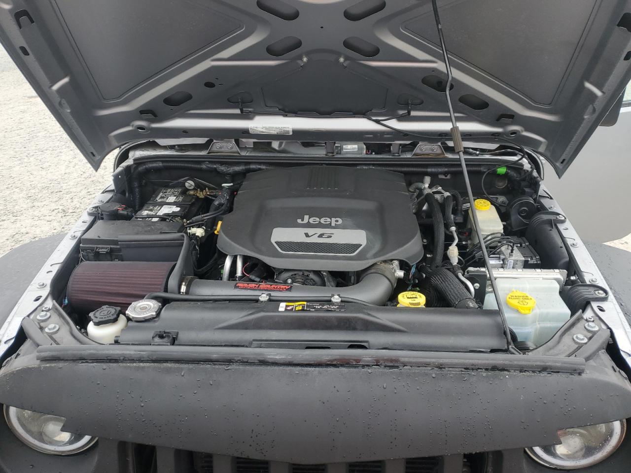 2017 Jeep Wrangler VIN 1C4BJWDGXHL505165 Copart auction photo, side damage thumbnail 14