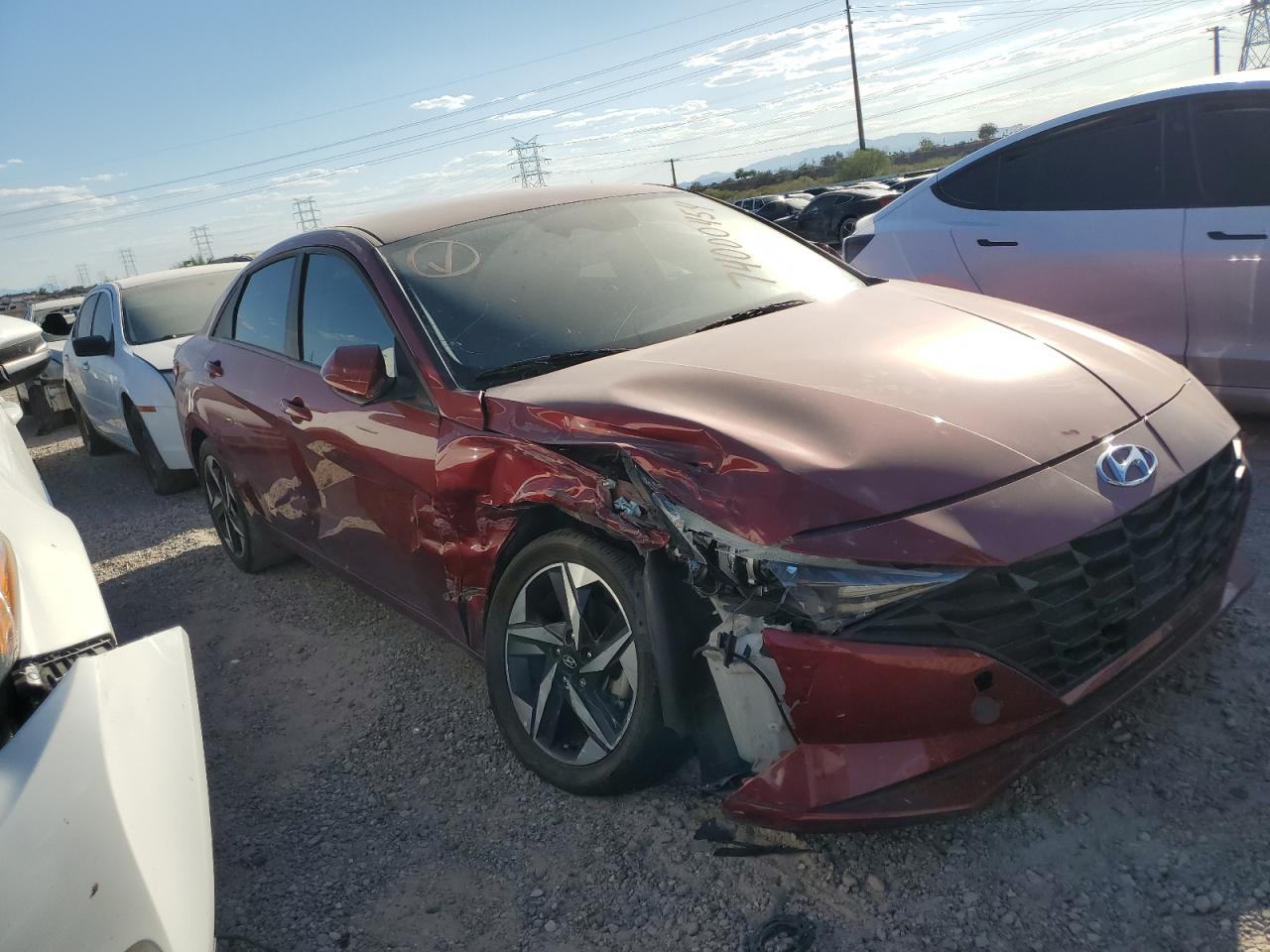 2023 Hyundai Elantra VIN KMHLS4AG9PU585704 Copart auction photo, undercarriage / front end damage thumbnail 4