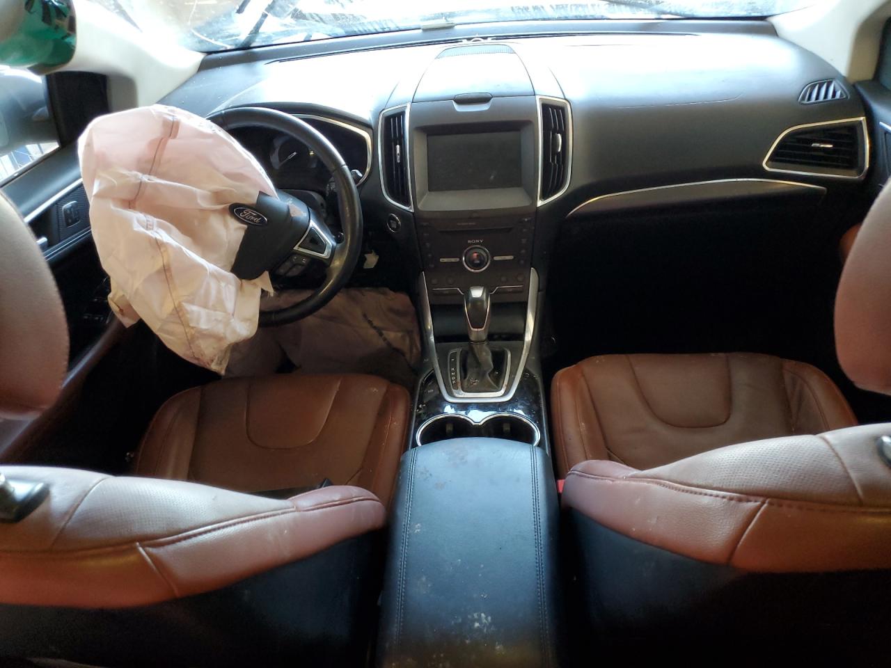 2015 Ford Edge VIN 2FMPK3K84FBB91521 Copart auction photo, front end / rear end damage thumbnail 8