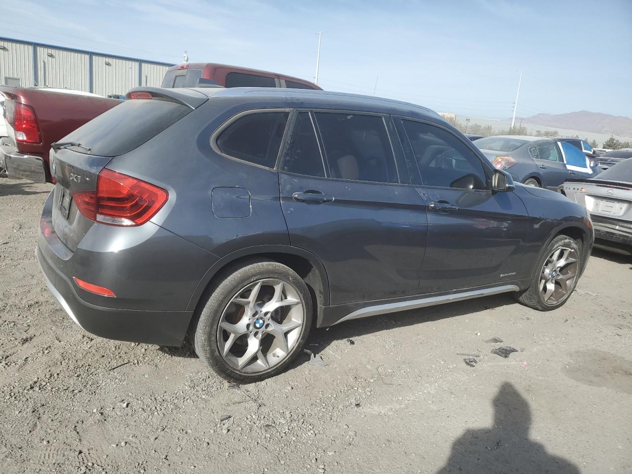 2014 BMW X1 VIN WBAVM1C52EVW48325 Copart auction photo, side damage thumbnail 3