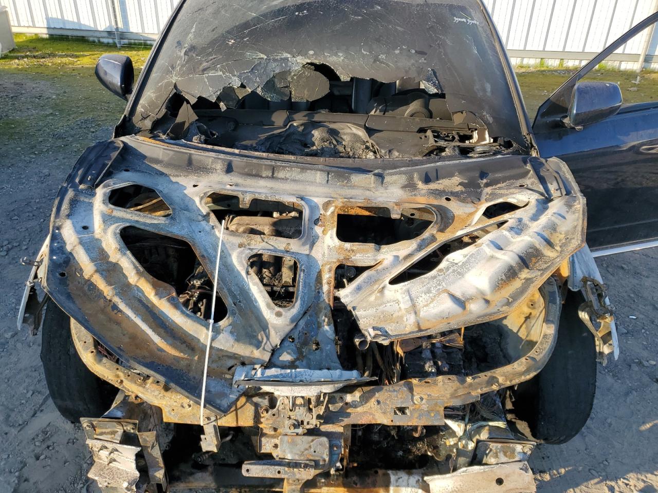 2007 Nissan Murano VIN JN8AZ08WX7W634530 Copart auction photo, burn damage thumbnail 11