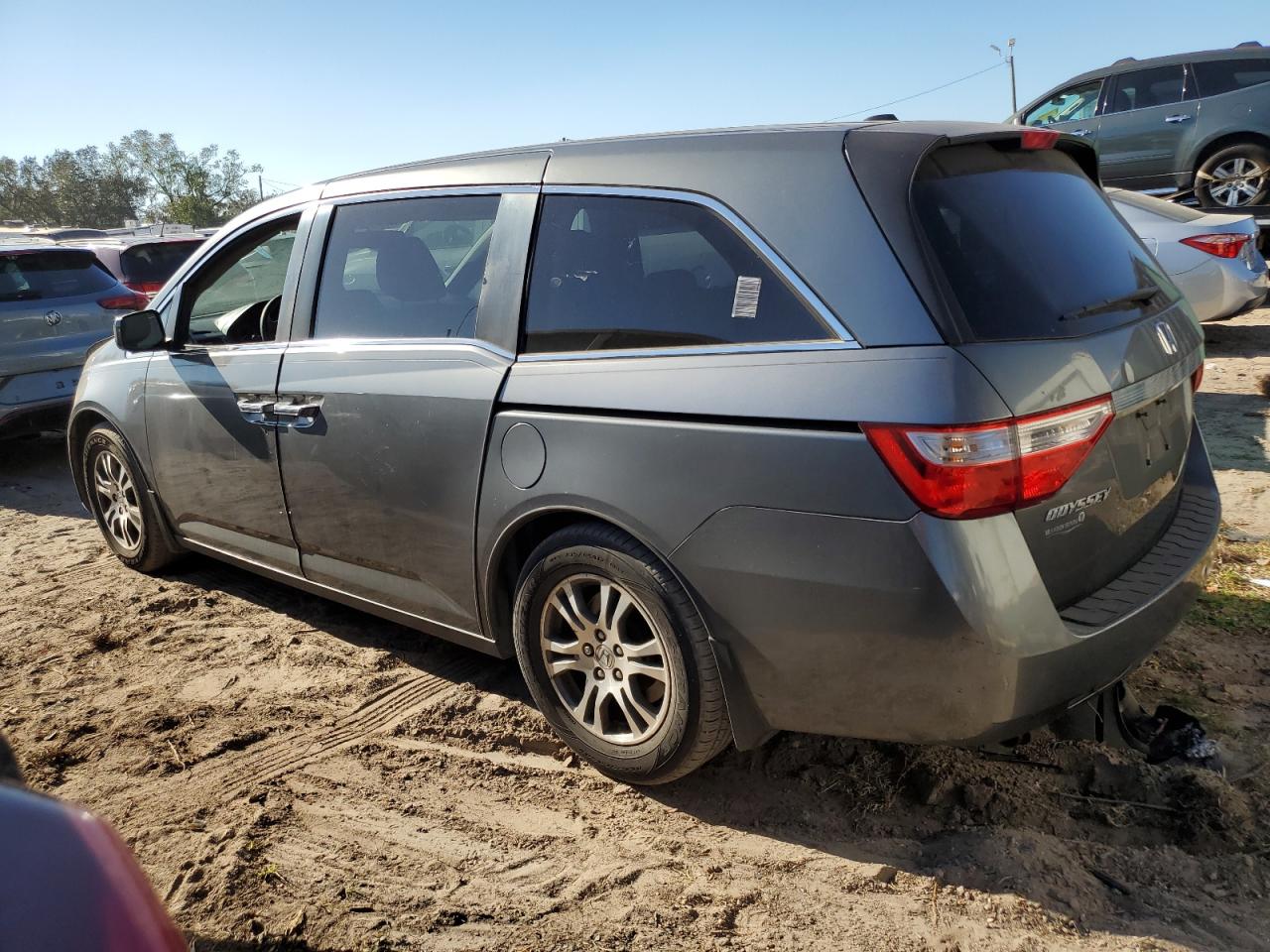 2013 Honda Odyssey VIN 5FNRL5H68DB014823 Copart auction photo, front end damage thumbnail 2