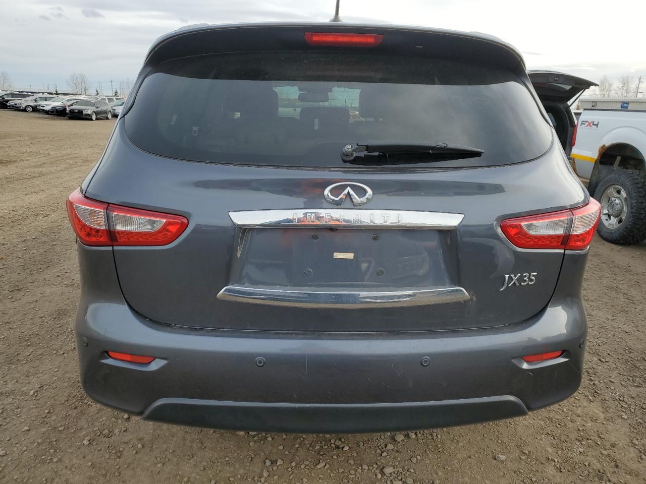 2013 Infiniti JX VIN 5N1AL0MM7DC308663 Copart auction photo, front end / side damage thumbnail 6