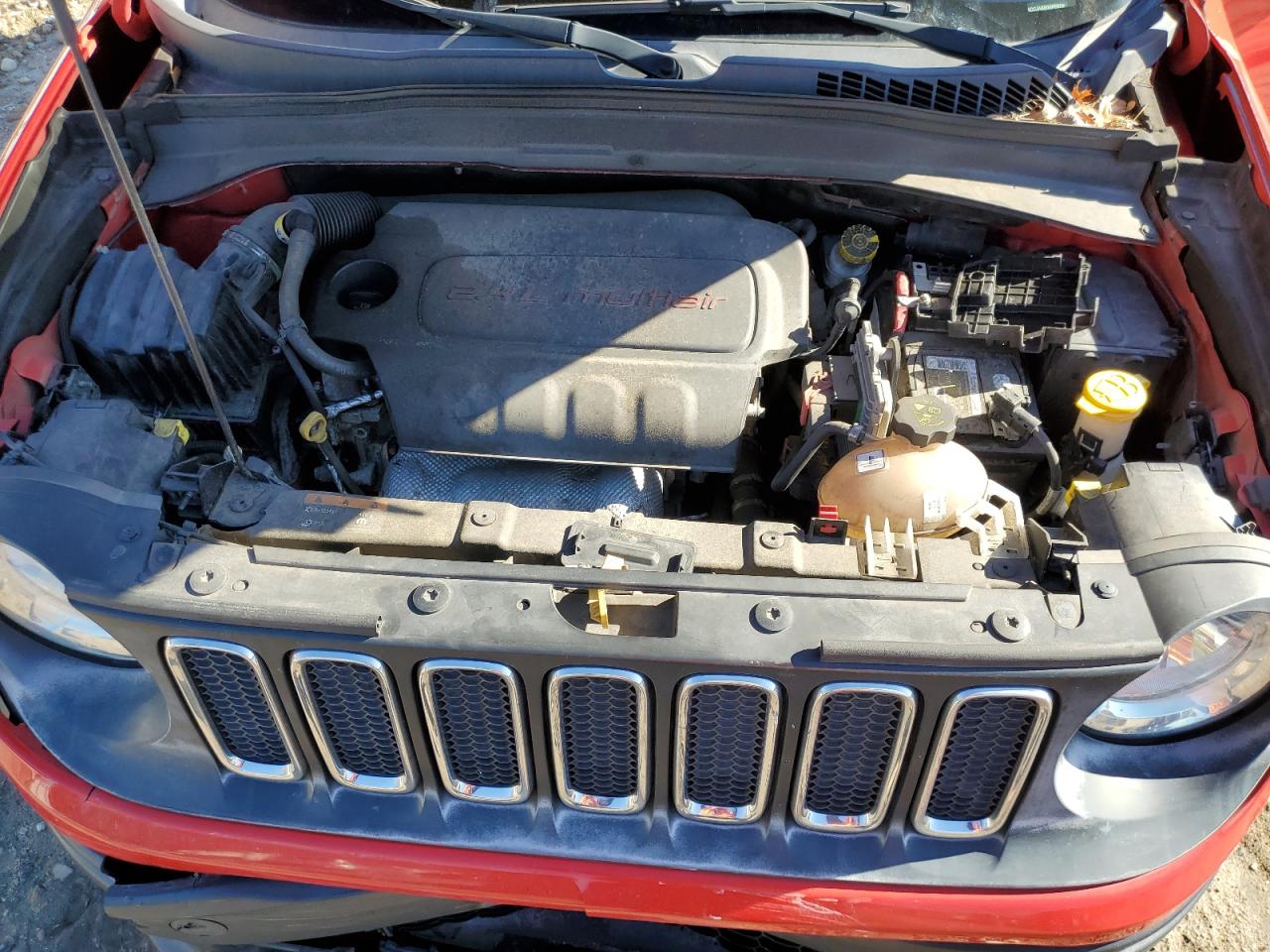 2017 Jeep Renegade VIN ZACCJABB0HPE62305 Copart auction photo, front end / rear end damage thumbnail 13