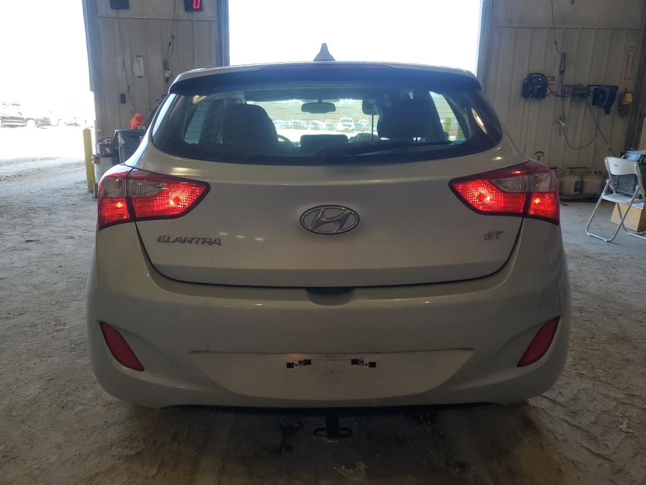 2013 Hyundai Elantra VIN KMHD35LE7DU037599 Copart auction photo, front end / side damage thumbnail 6