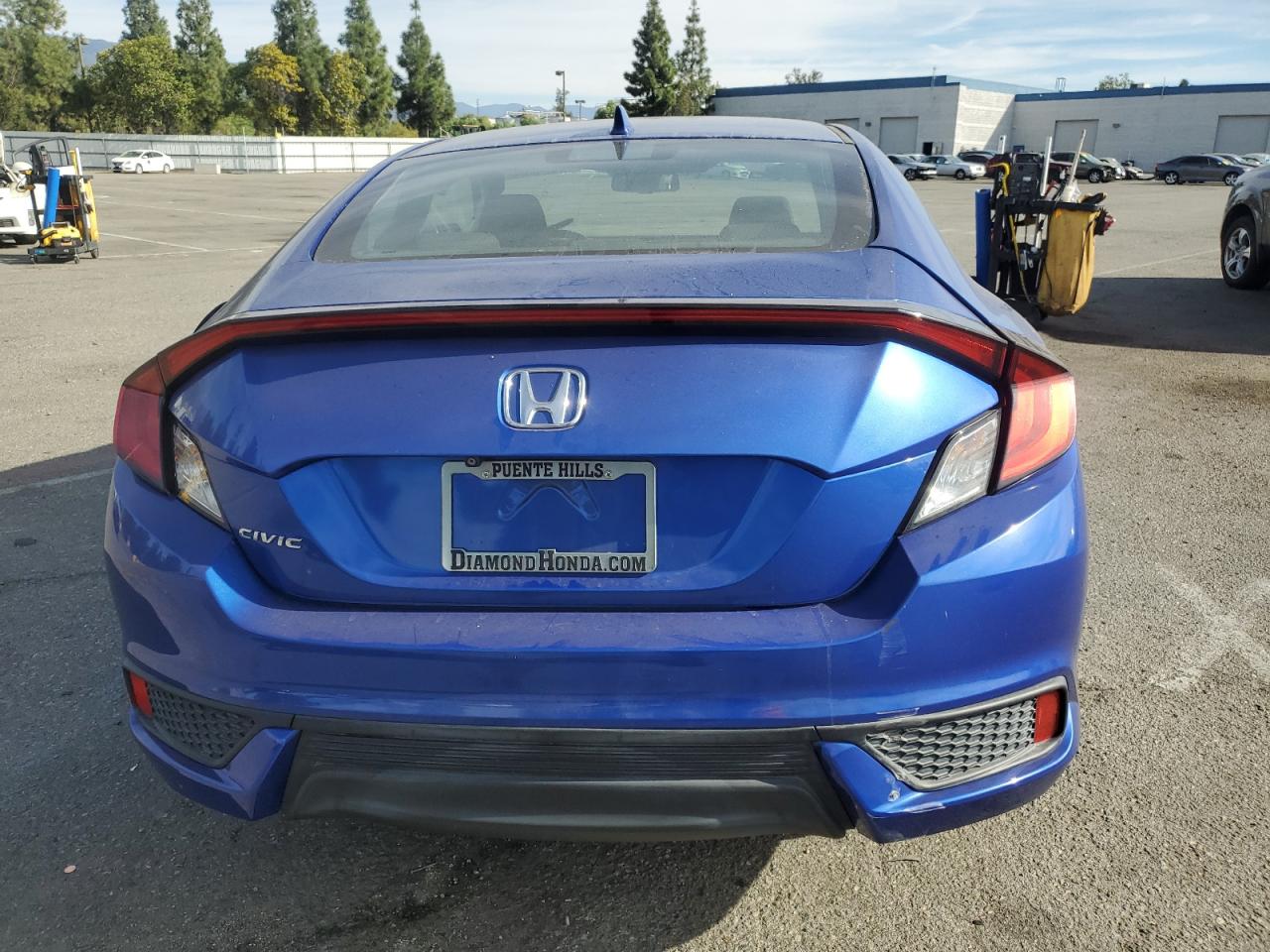 2019 Honda Civic VIN 2HGFC3B30KH352568 Copart auction photo, all over / undercarriage damage thumbnail 6