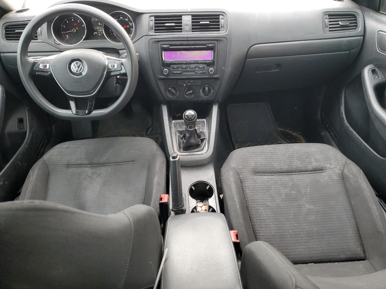 2015 Volkswagen Jetta VIN 3VW1K7AJ6FM311790 Copart auction photo, front end / side damage thumbnail 8
