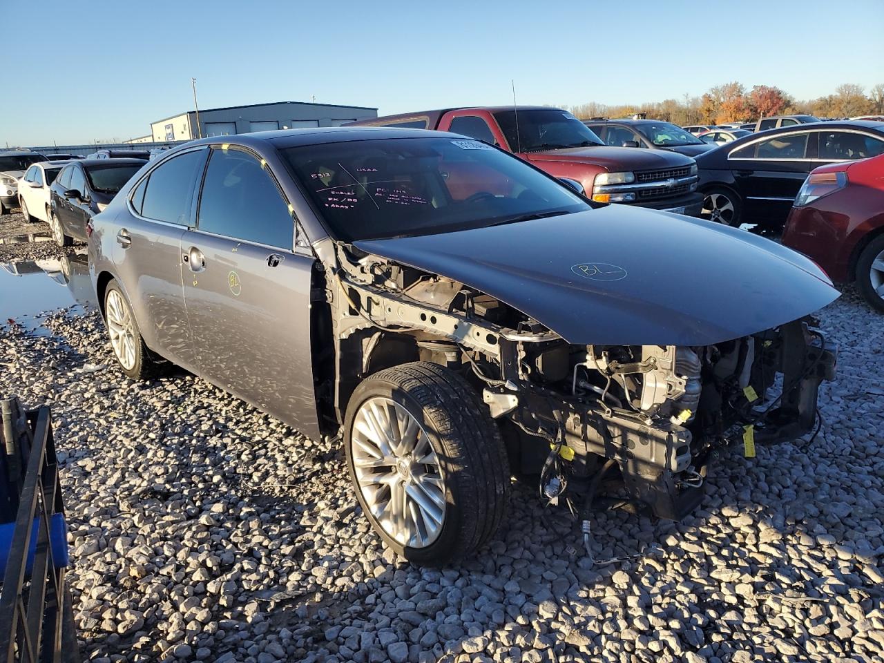 2013 Lexus ES VIN JTHBK1GG4D2039257 Copart auction photo, all over / stripped damage thumbnail 4