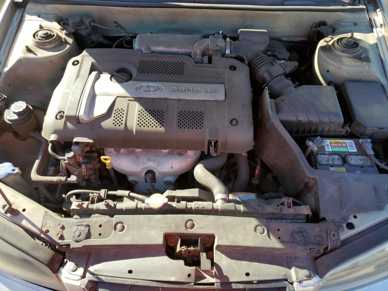 2006 Hyundai Elantra VIN KMHDN46D96U363317 Copart auction photo, front end damage thumbnail 11
