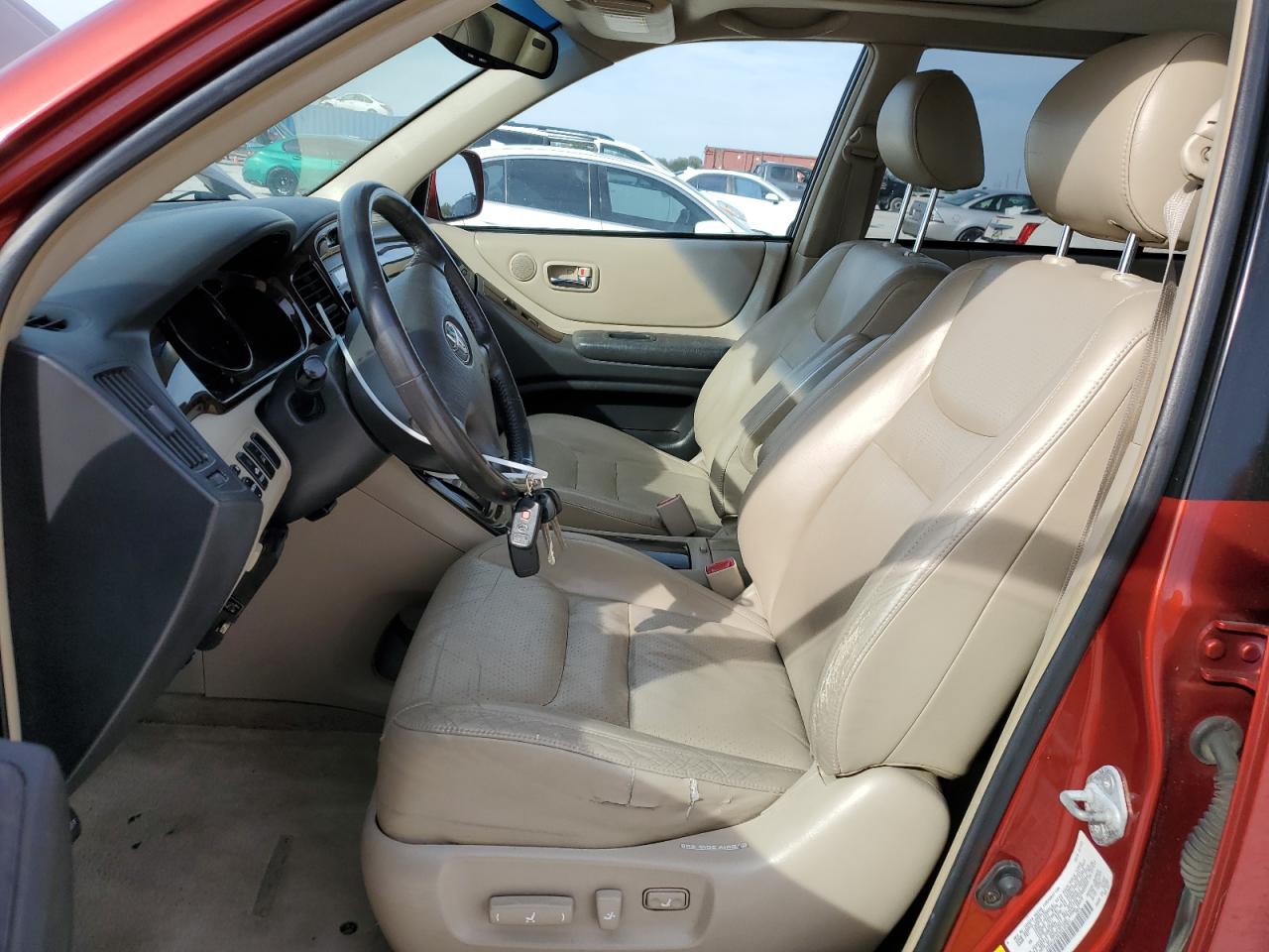 2003 Toyota Highlander VIN JTEHF21AX30130307 Copart auction photo, front end / minor dent/scratches damage thumbnail 7