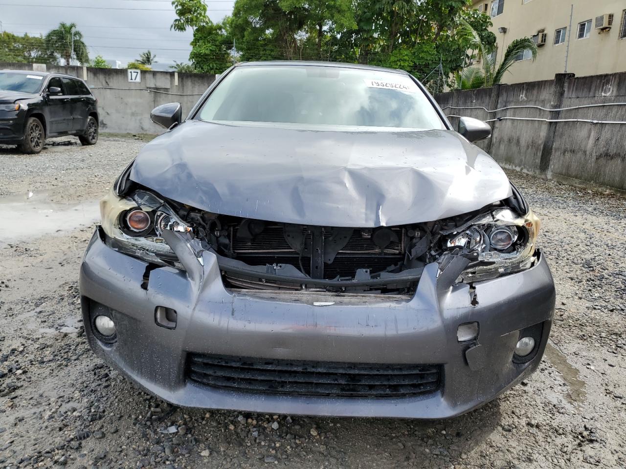 2012 Lexus CT VIN JTHKD5BH9C2064672 Copart auction photo, front end damage thumbnail 5