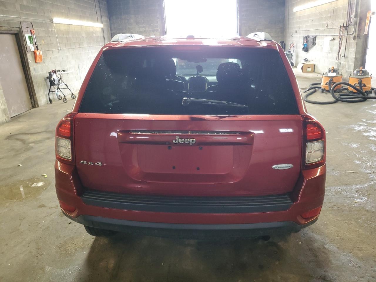2016 Jeep Compass VIN 1C4NJDEB5GD714746 Copart auction photo, front end / side damage thumbnail 6