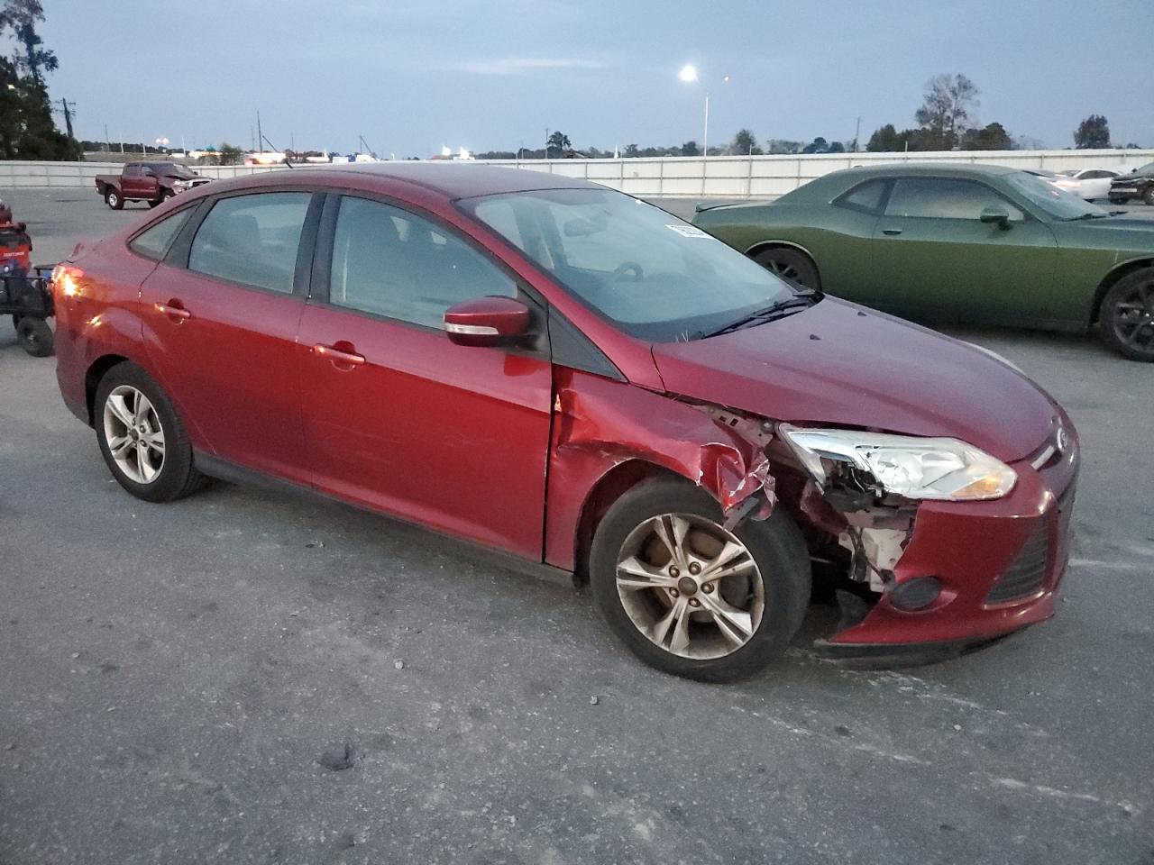 2014 Ford Focus VIN 1FADP3F2XEL409108 Copart auction photo, front end damage thumbnail 4