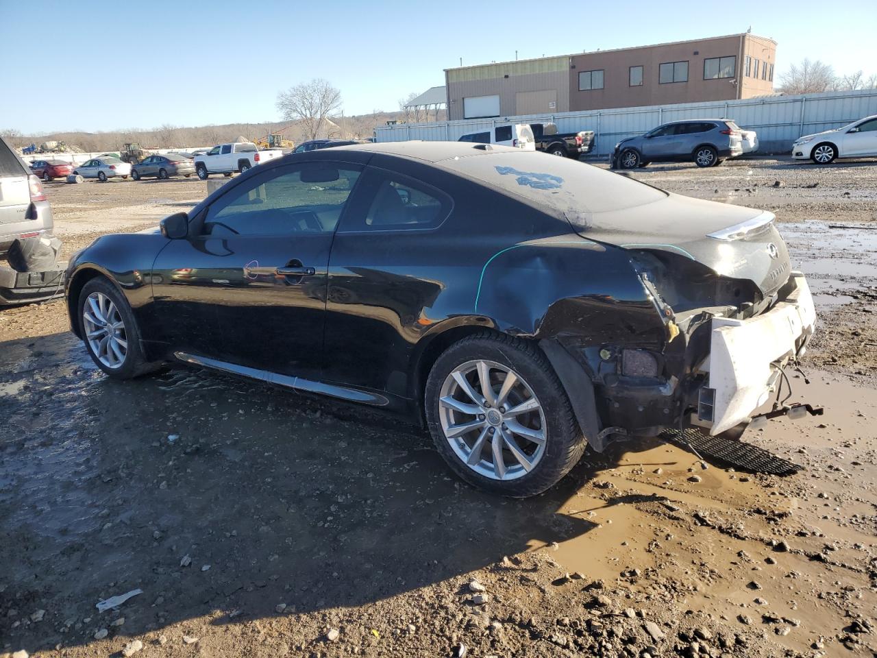 2011 Infiniti G VIN JN1CV6EL1BM262600 Copart auction photo, rear end damage thumbnail 2