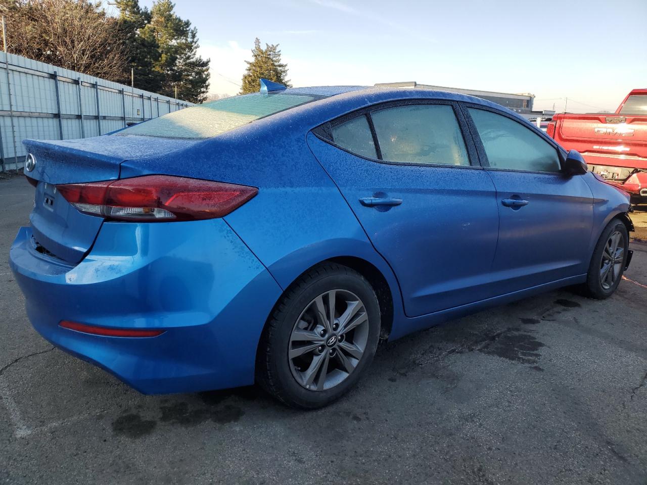 2018 Hyundai Elantra VIN 5NPD84LF6JH382475 Copart auction photo, all over damage thumbnail 3
