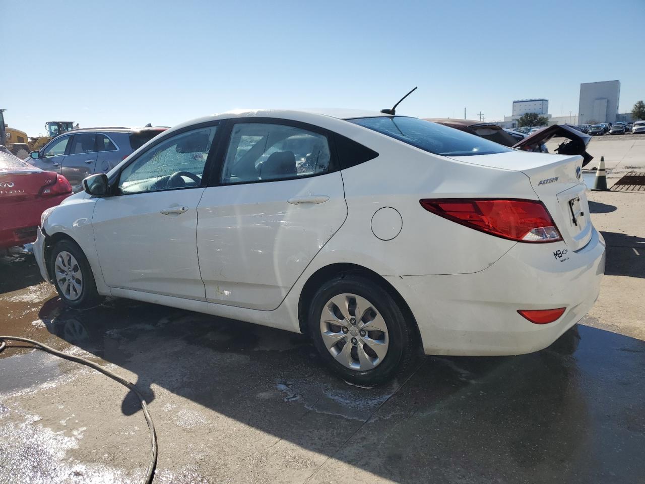 2016 Hyundai Accent VIN KMHCT4AE0GU954722 Copart auction photo, water/flood damage thumbnail 2