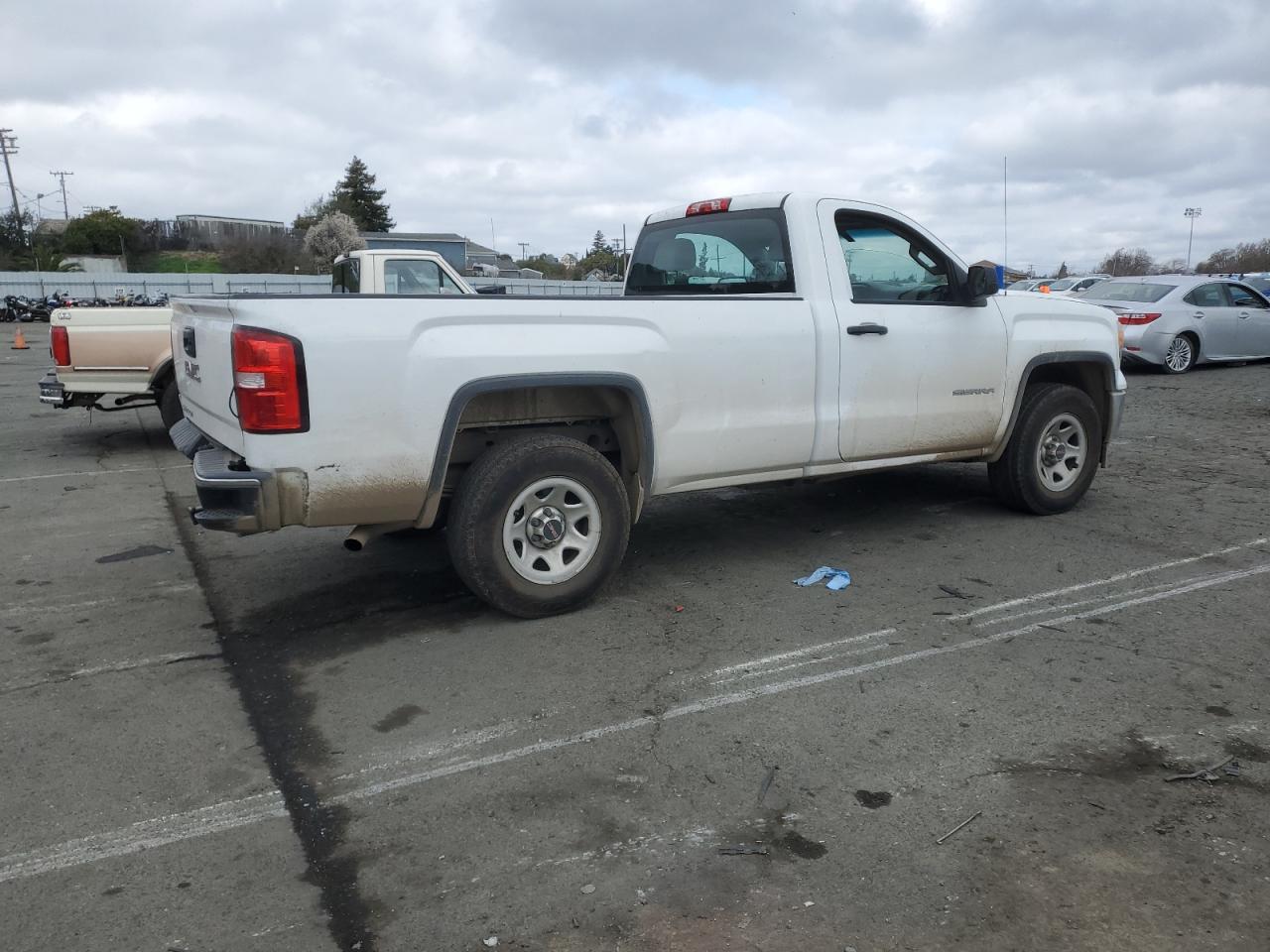 2015 GMC Sierra VIN 1GTN1TEH9FZ411341 Copart auction photo, rear end damage thumbnail 3
