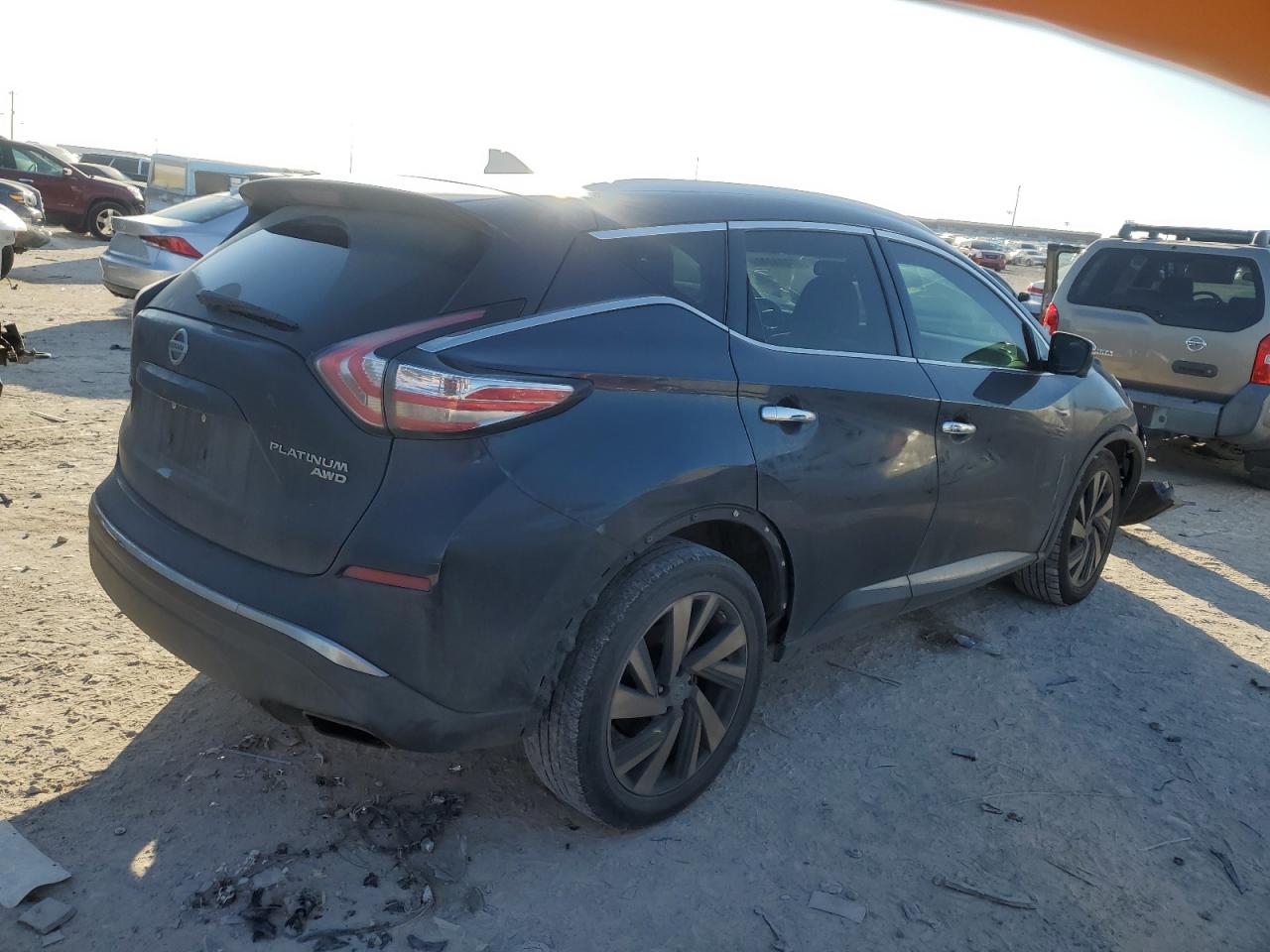 2017 Nissan Murano VIN 5N1AZ2MH5HN142232 Copart auction photo, all over damage thumbnail 3