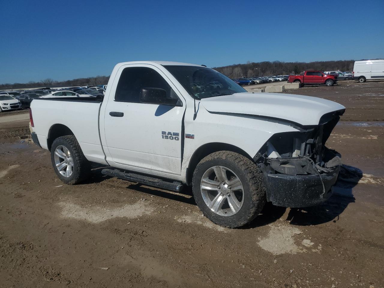 2016 RAM 1500 VIN 3C6JR6AT8GG194134 Copart auction photo, front end damage thumbnail 4