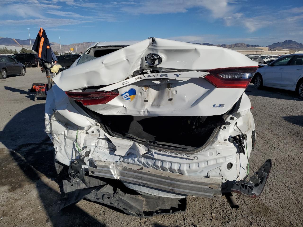 2023 Toyota Camry VIN 4T1C11AK1PU183214 Copart auction photo, rear end / front end damage thumbnail 6