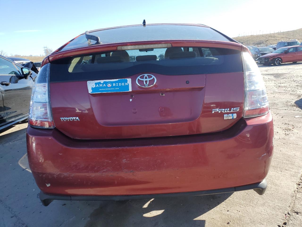 2005 Toyota Prius VIN JTDKB20UX53028556 Copart auction photo, front end / rear end damage thumbnail 6